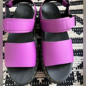 LAST DAY Dr Martens Purple Voss sandals US 8 UK 7 chunky platforms